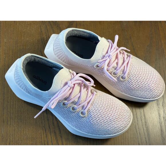 Allbirds Tree Dasher 2 Mens S 10.5 Pink Knit Running Athletic Shoes Sneaker TD2 main image 7